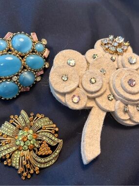 Vintage & Modern Broochs